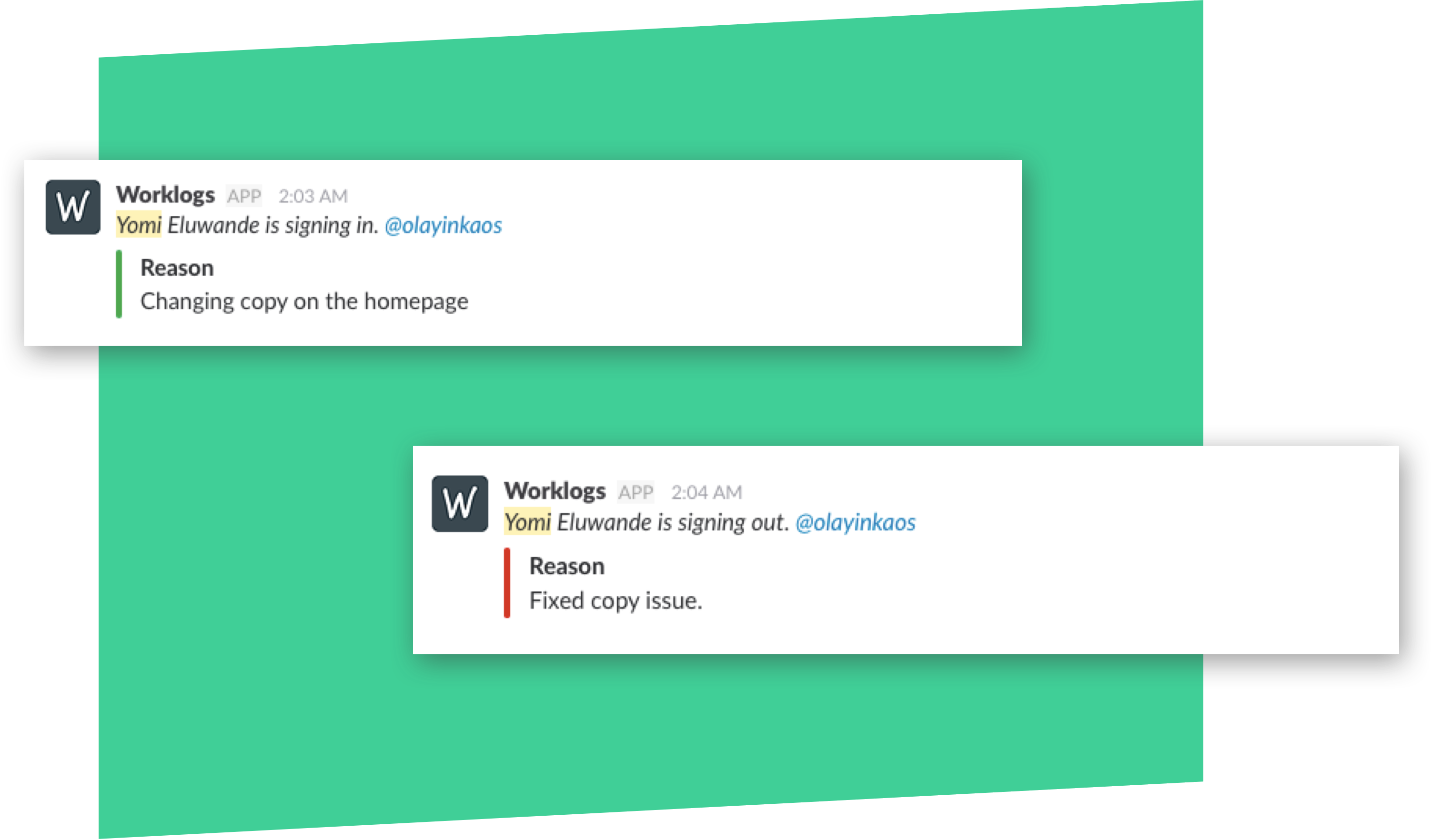 Worklogs gallery image