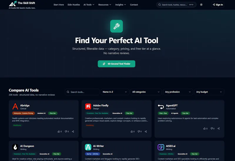 https://theskillshift.com screenshot 7
