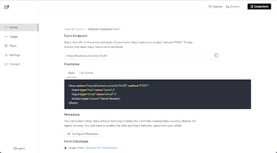 Form with Sheet gallery image