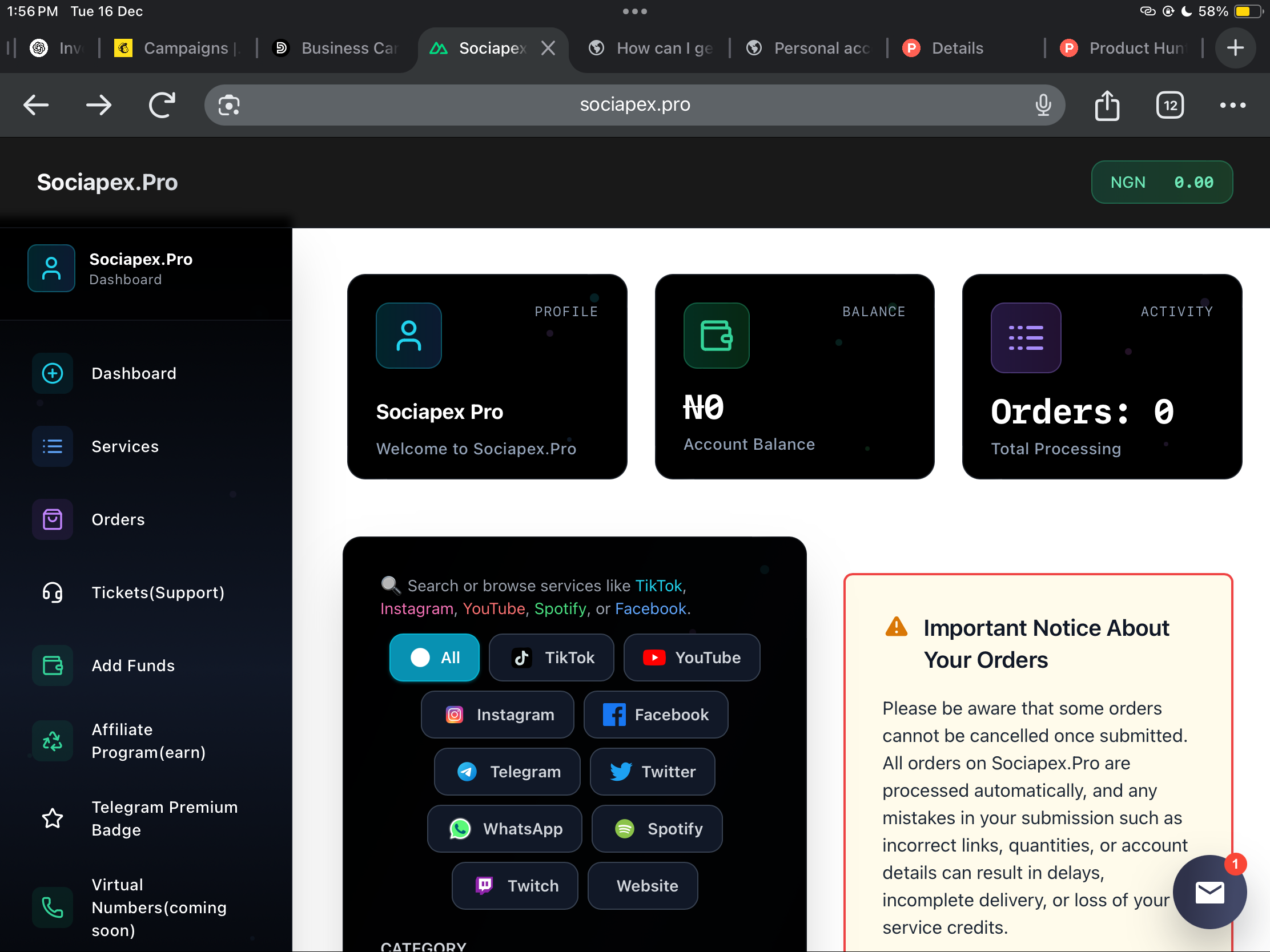 Sociapex.Pro gallery image