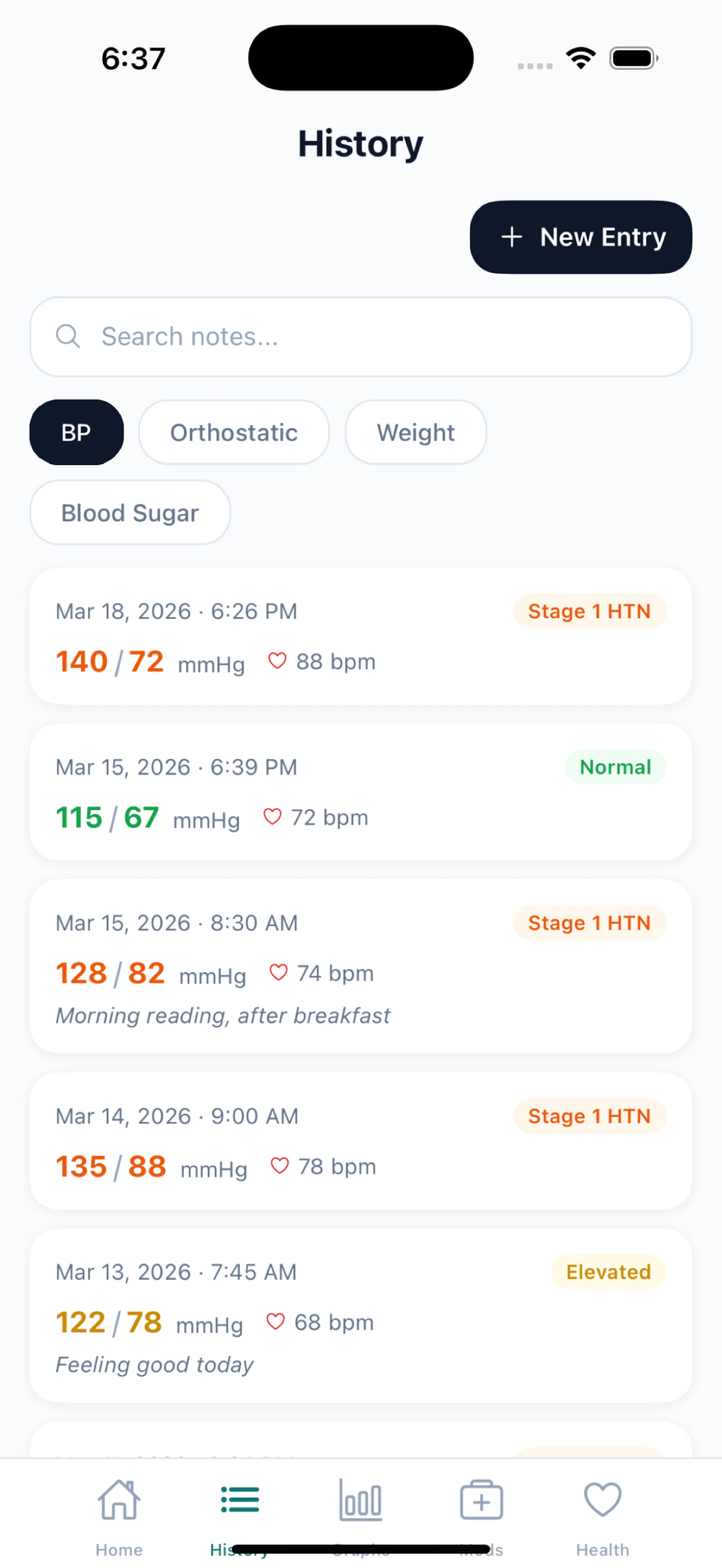 BPMedTracker screenshot 4