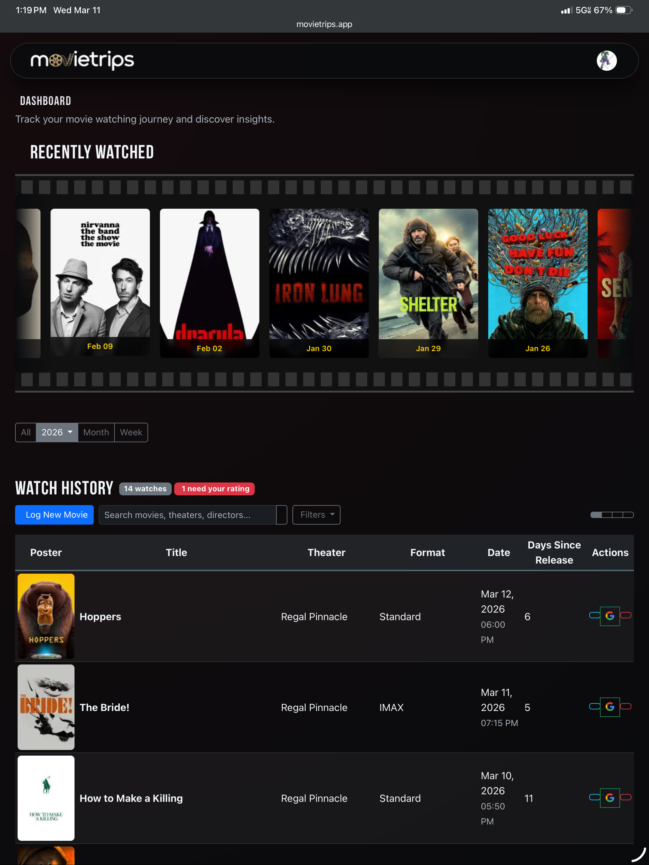 MovieTrips – Your movie life, synced. gallery image