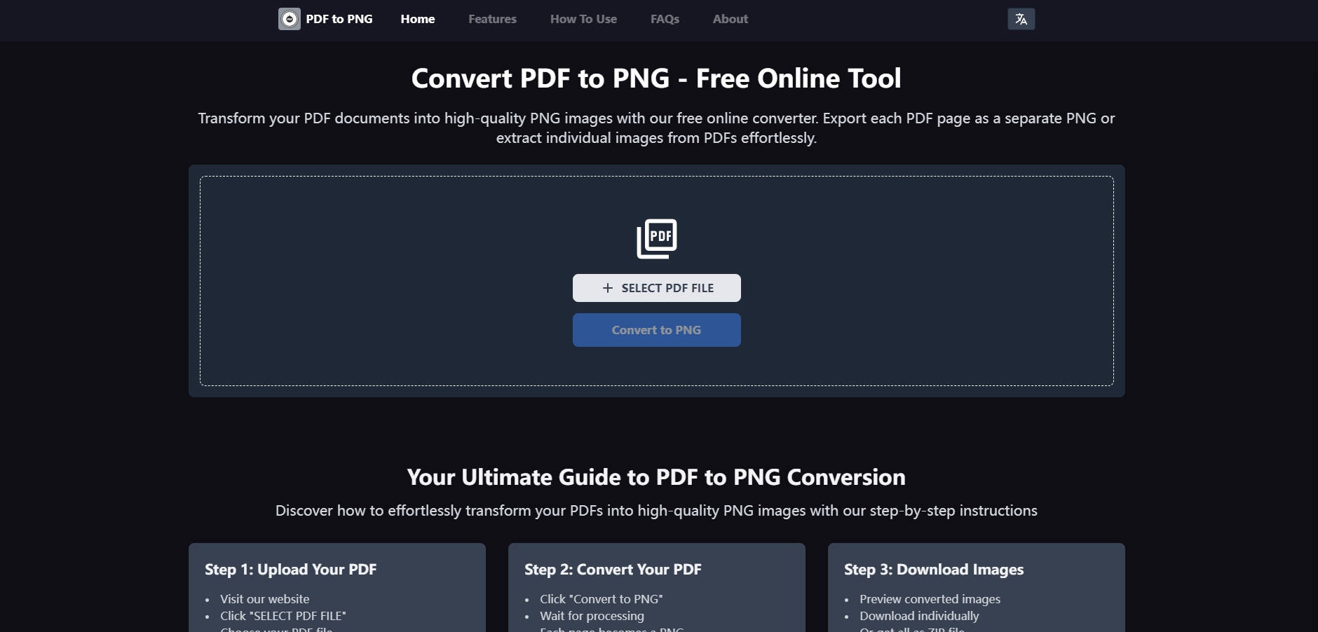 Media PDF ke PNG Converter - Alat Dalam Talian Percuma - Tukar PDF ke PNG: Penukaran Imej Berkualiti Tinggi 1