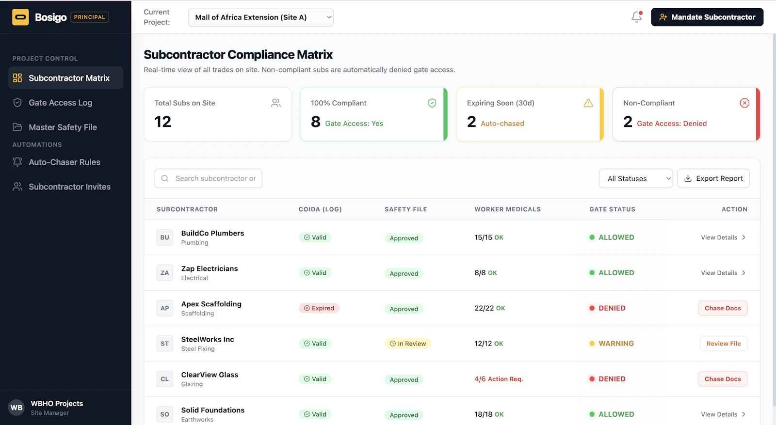 Bosigo Health & Safety screenshot 3