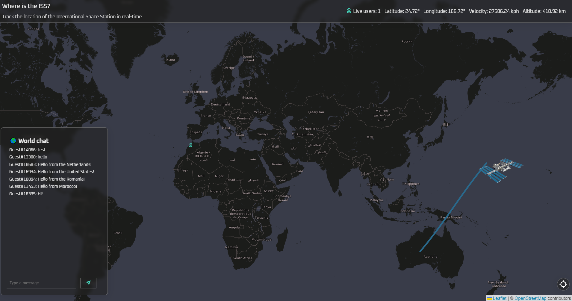 Média ISS Tracker 3