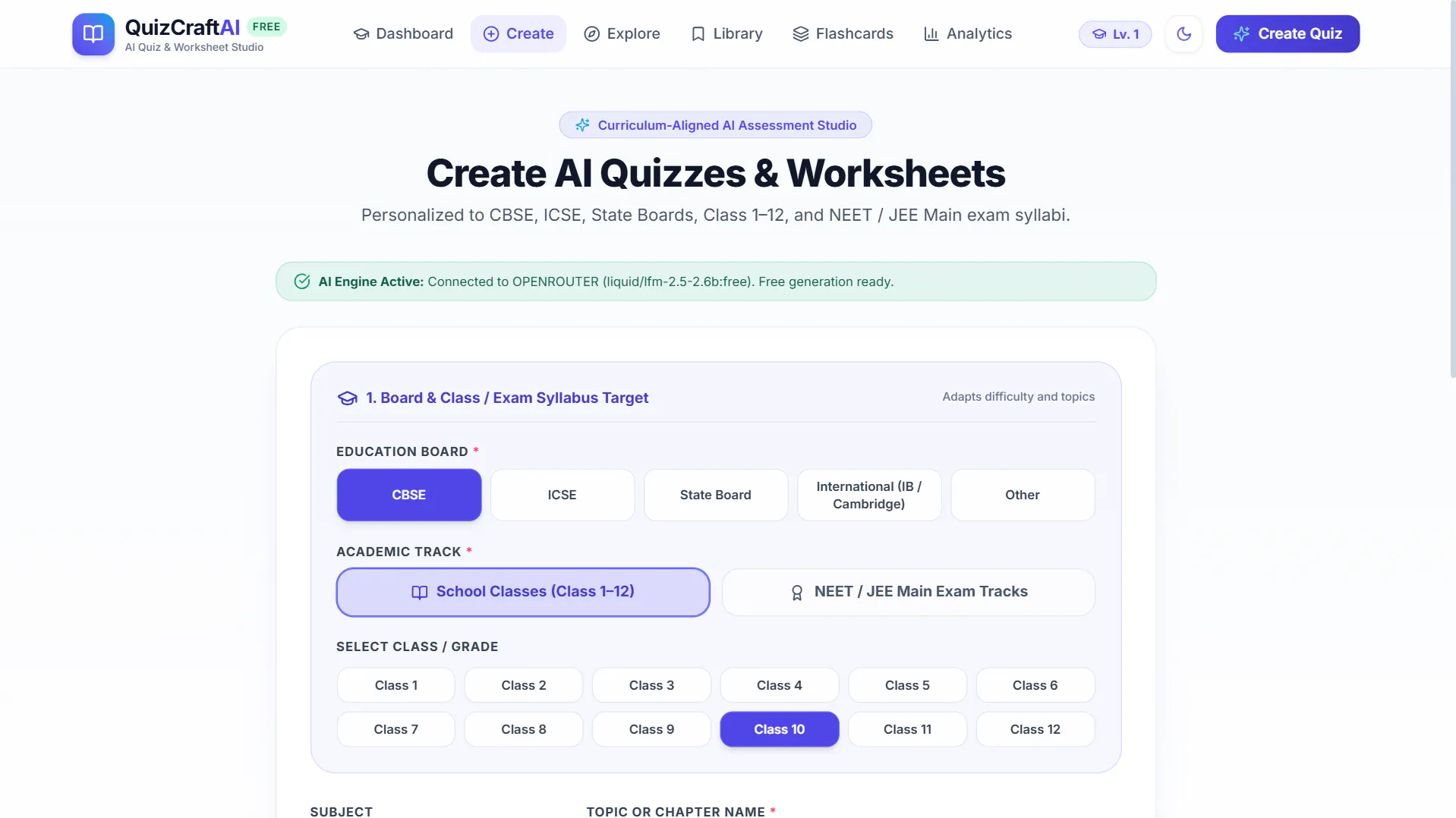 QuizCraft AI gallery image