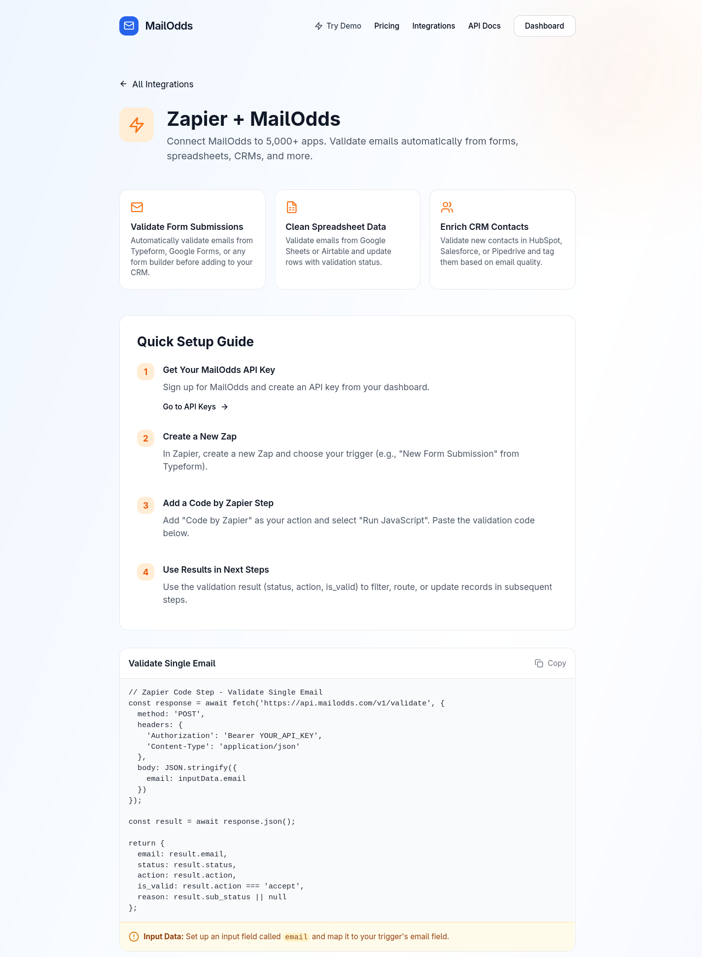 MailOdds gallery image