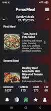 Beta version of PeroMeal AI nutritionist gallery image