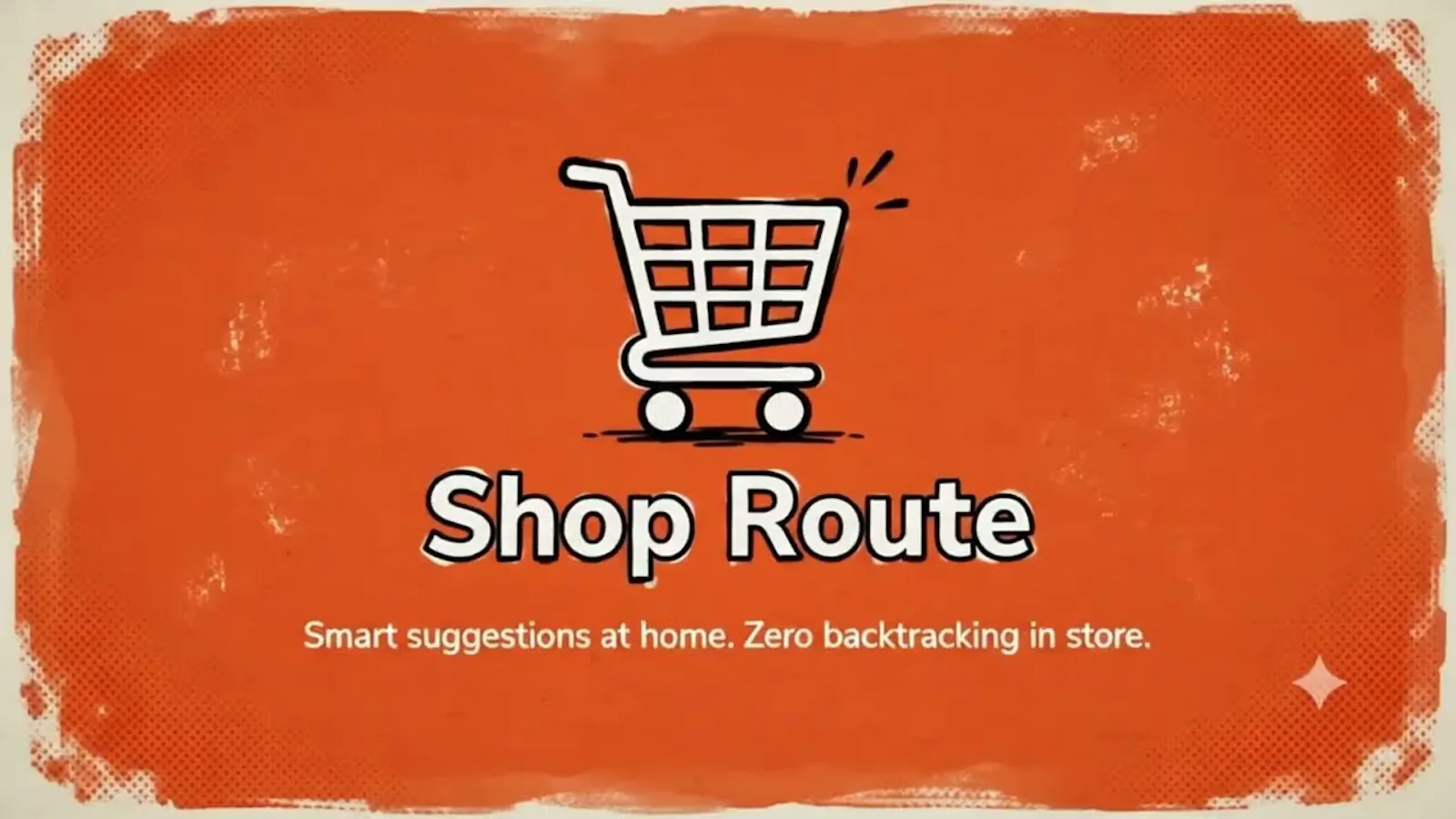 Shop Route: Smart Grocery List screenshot 1 (video preview)