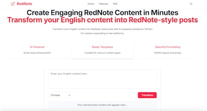 RedNote Style Content Assistant gallery image