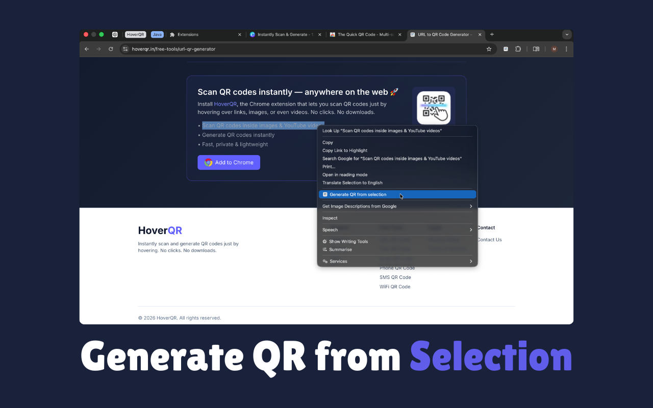 HoverQR gallery image