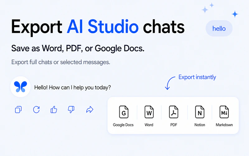 Chat Exporter for AI Studio screenshot 2