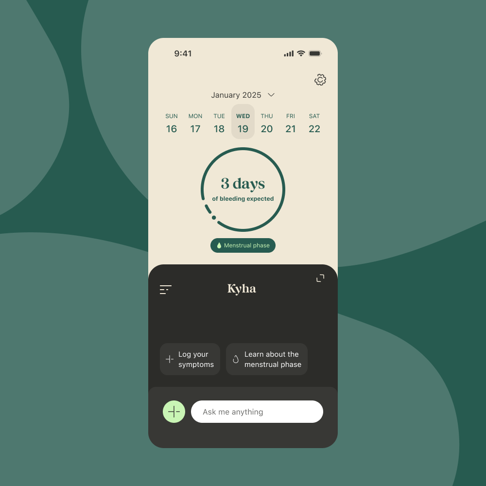 พบกับ Kyha - เพื่อนร่วมทาง AI เพื่อสุขภาพทางนรีเวช media 2