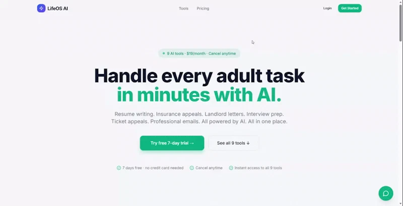 LifeOSAI screenshot 1 (video preview)