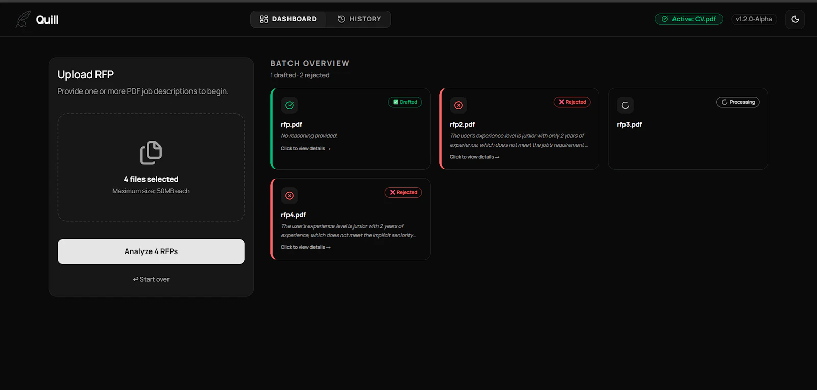 Quill screenshot 2