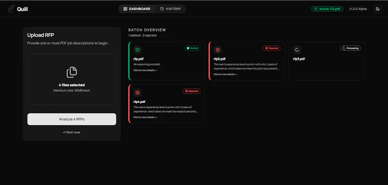 Quill screenshot 2
