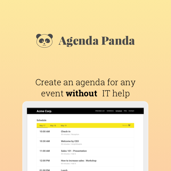 Agenda Panda gallery image