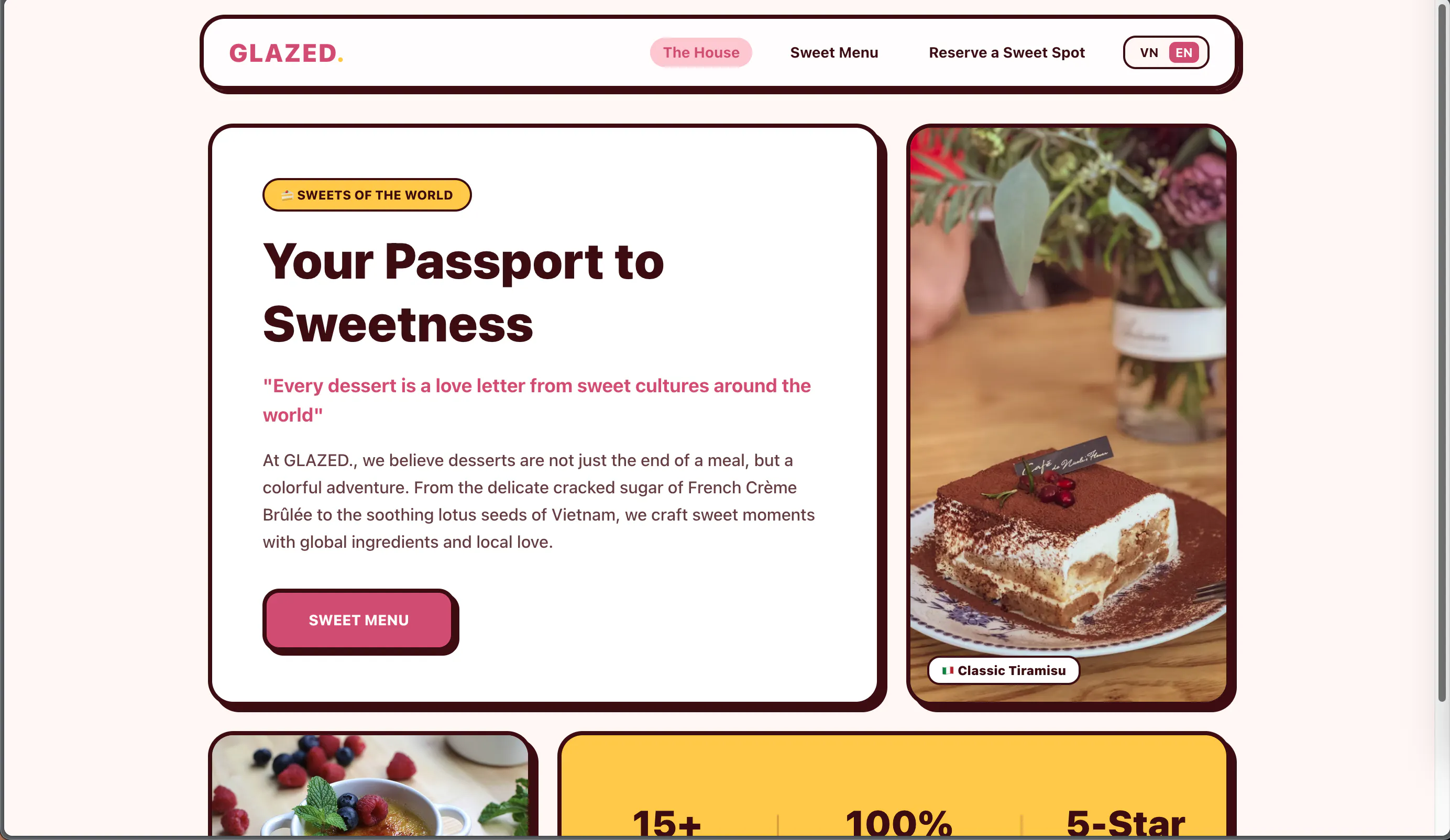 Modern and ready to use websitr template のプロダクトバナー