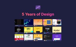 5 Years of Design media 1