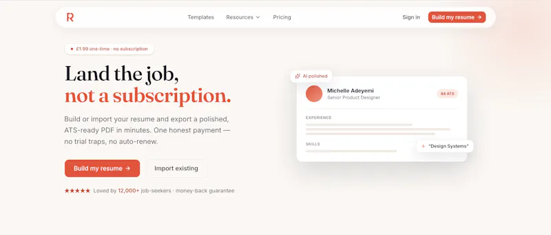 Resuvia screenshot 1