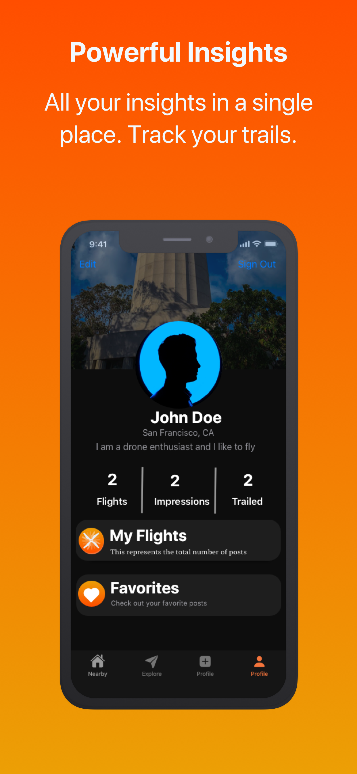 Drone Trails gallery image