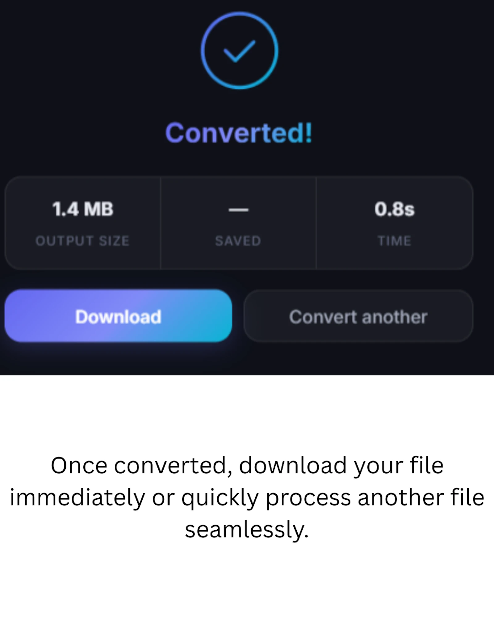 Convert files without uploads or tabs screenshot 2