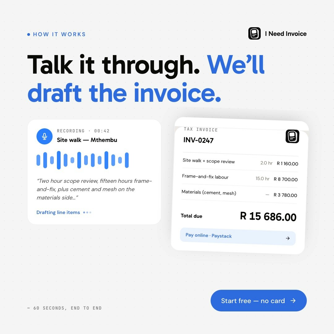 I Need Invoice gallery image