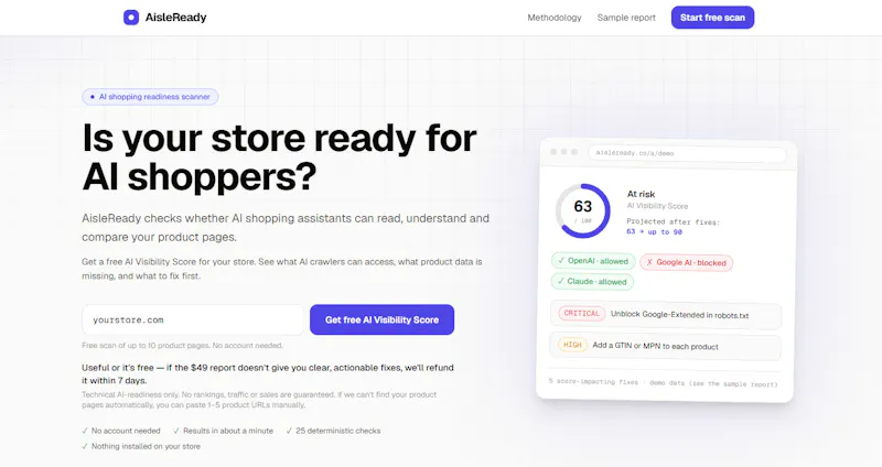 AisleReady screenshot 1