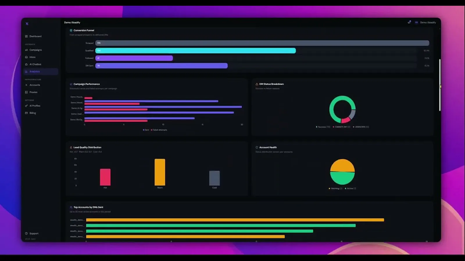 Xleadify screenshot 1 (video preview)