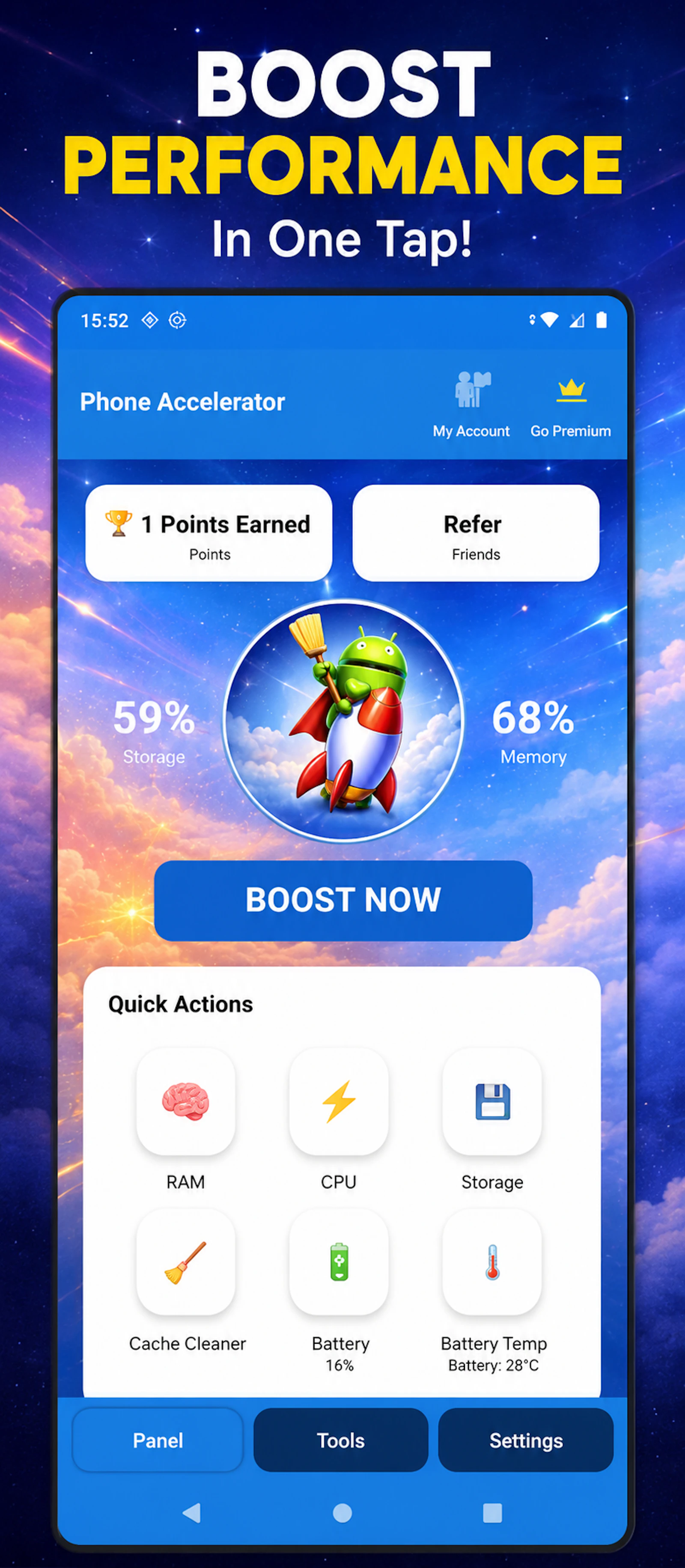 AI Phone Accelerator App screenshot 1