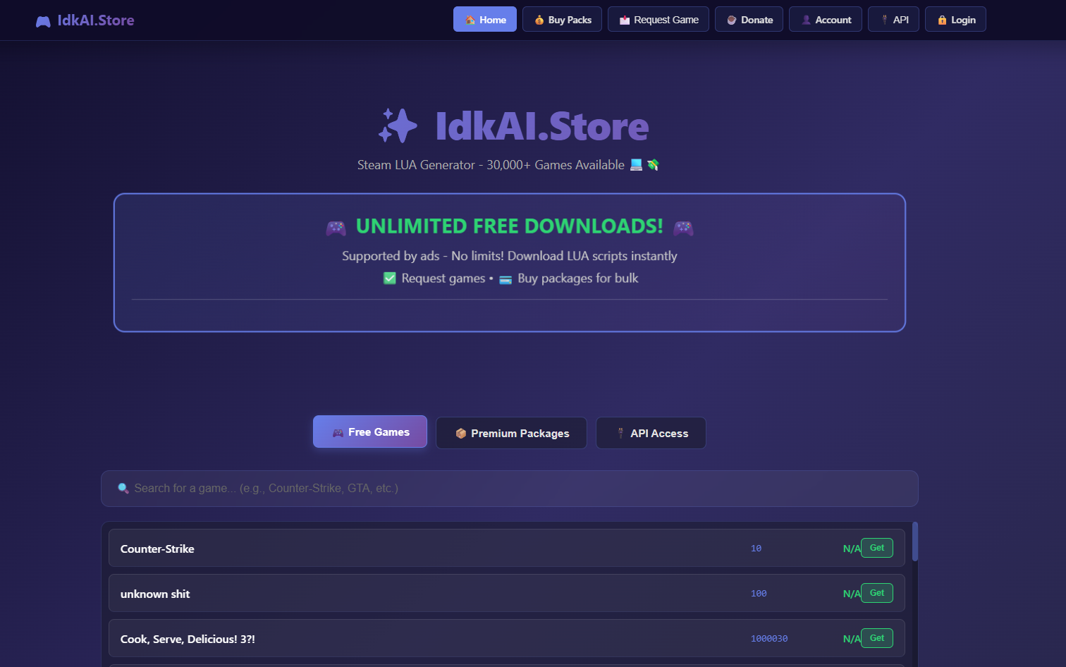 IdkAI.Store – Manifest & Lua Generator - Product Hunt launch logo and brand identity