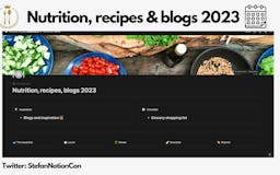 Nutrition, recipes & blogs 2023 media 1