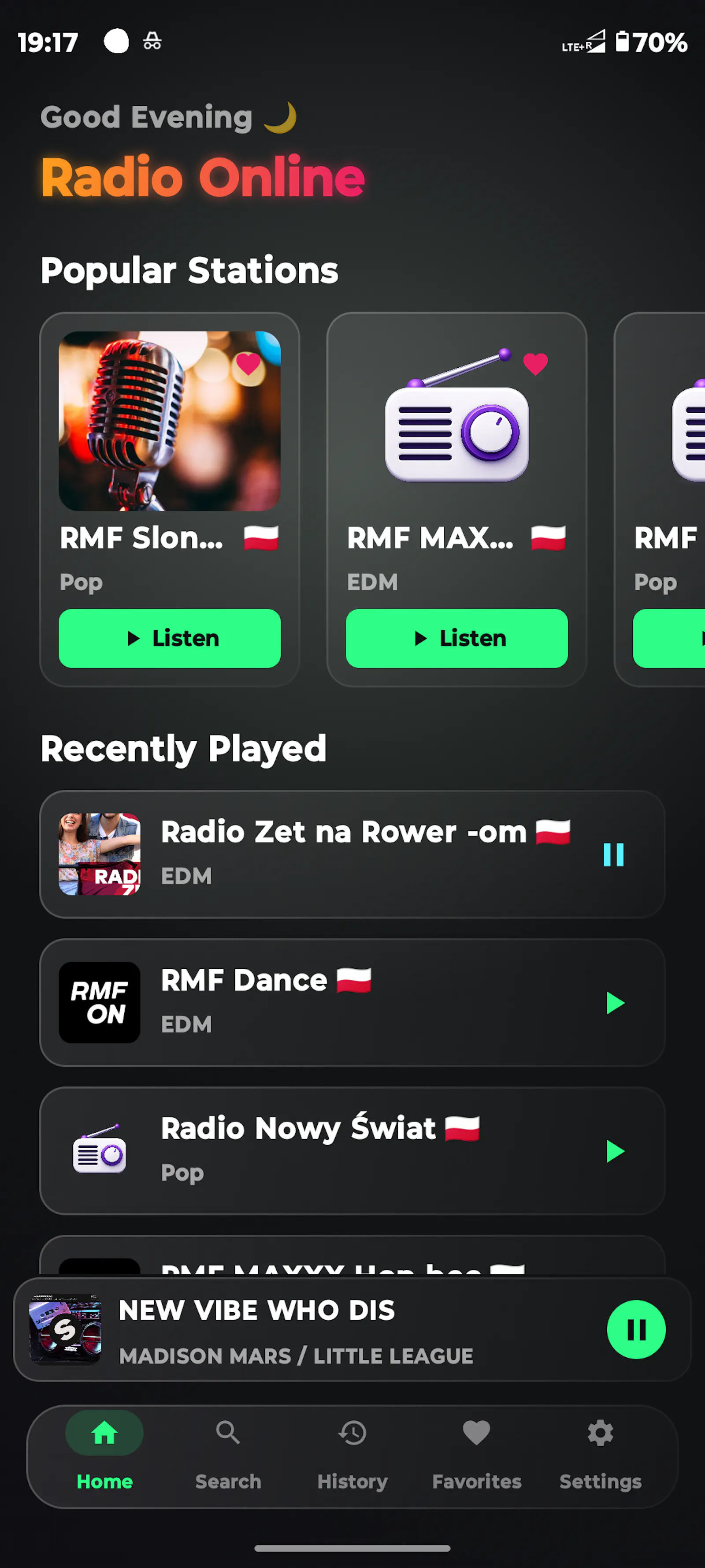 Radio online screenshot 3