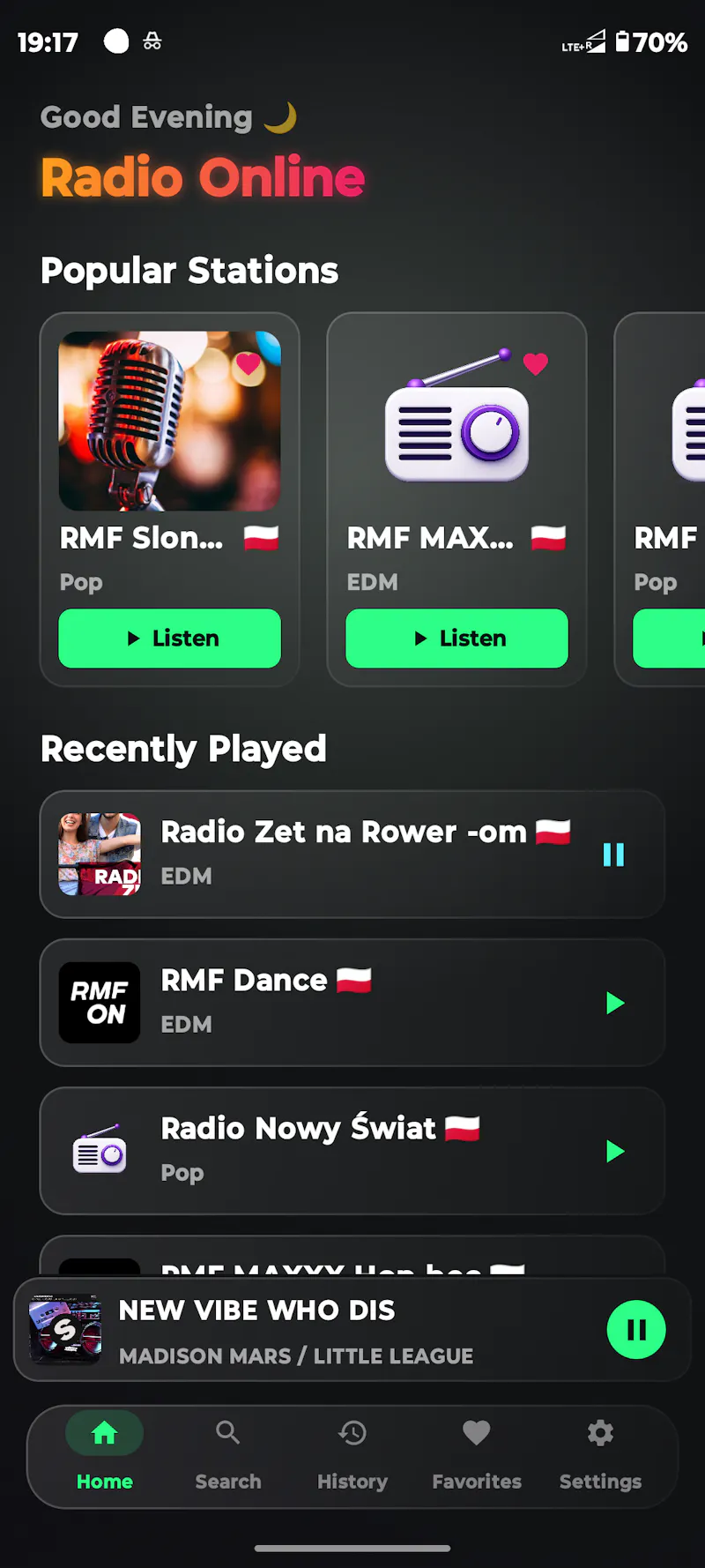 Radio online screenshot 3