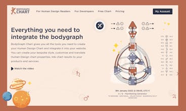 Human Design Bodygraph Chart API gallery image