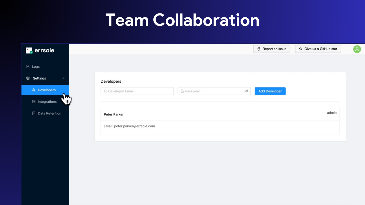 Mídia 6 de errsole - Primeiro Node.js Logger com um visualizador de log embutido