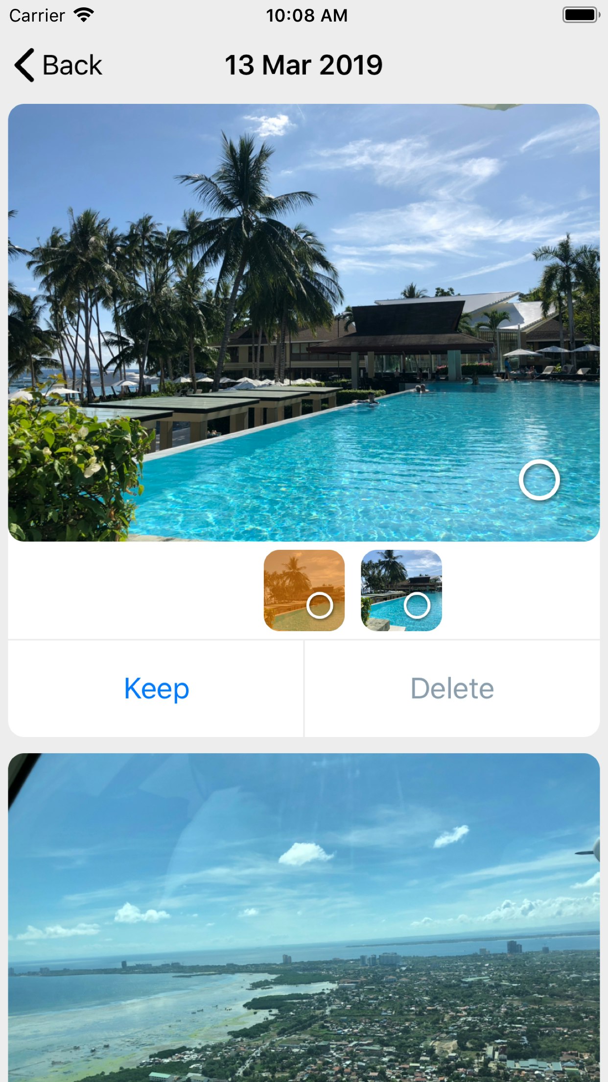 De-dupe gallery image