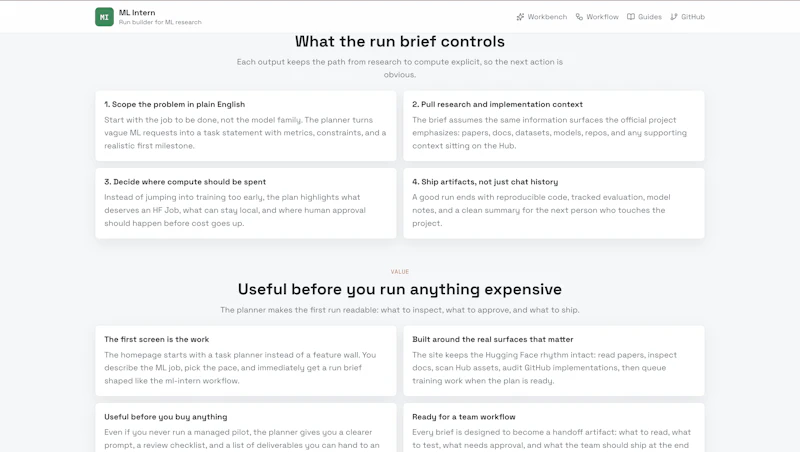 ML Intern screenshot 2