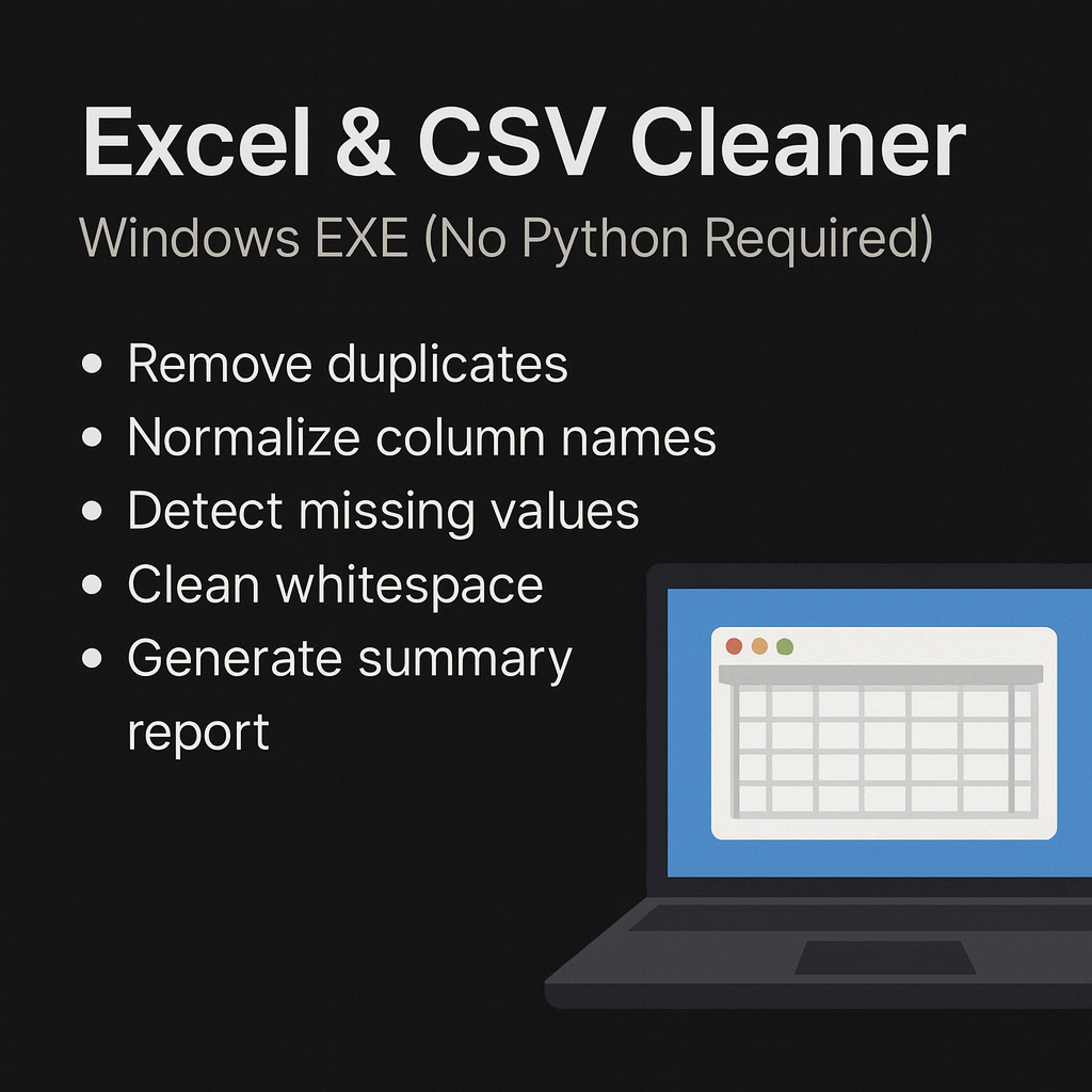 Excel & CSV Cleaner ... logo