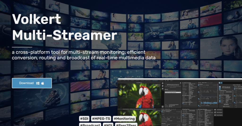 Media Multi-Streamer-Pisau Tentera Switzerland - pemantauan, penukaran, dan penyiaran semula aliran dalam masa nyata 2
