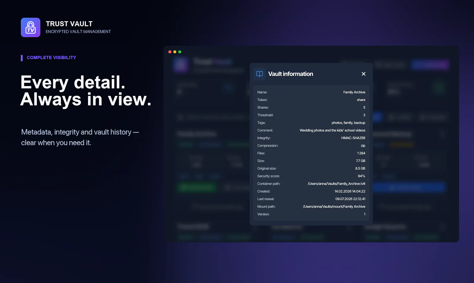 Trust Vault screenshot 5