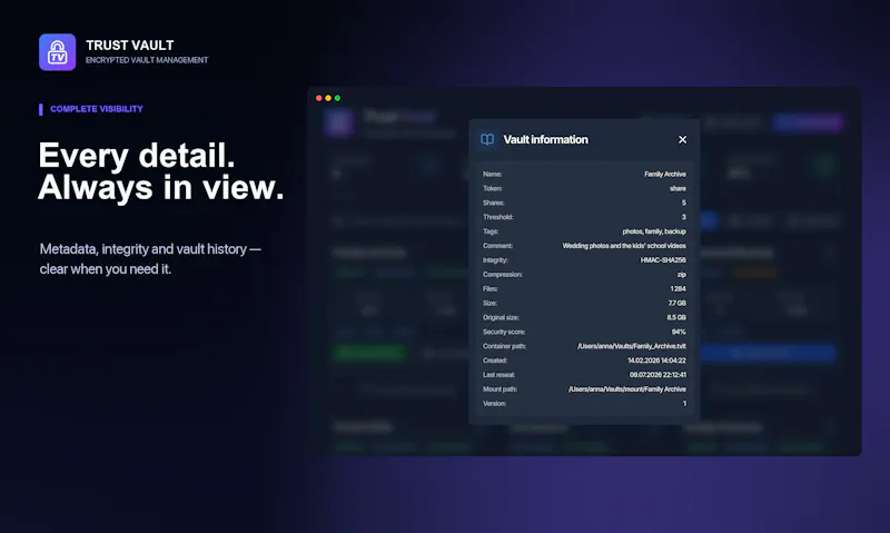 Trust Vault screenshot 5