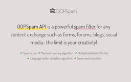 OOPSpam API media 1