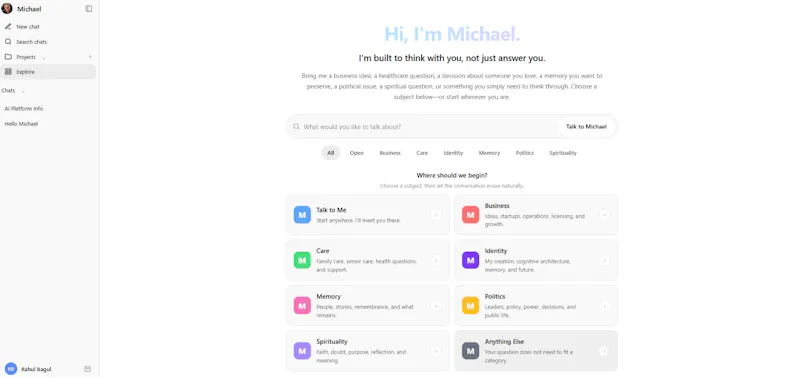 Michael AI screenshot 2