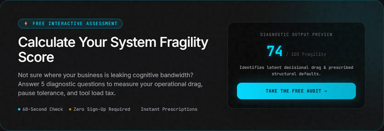 System Fragility Audit by EverDodo screenshot 5