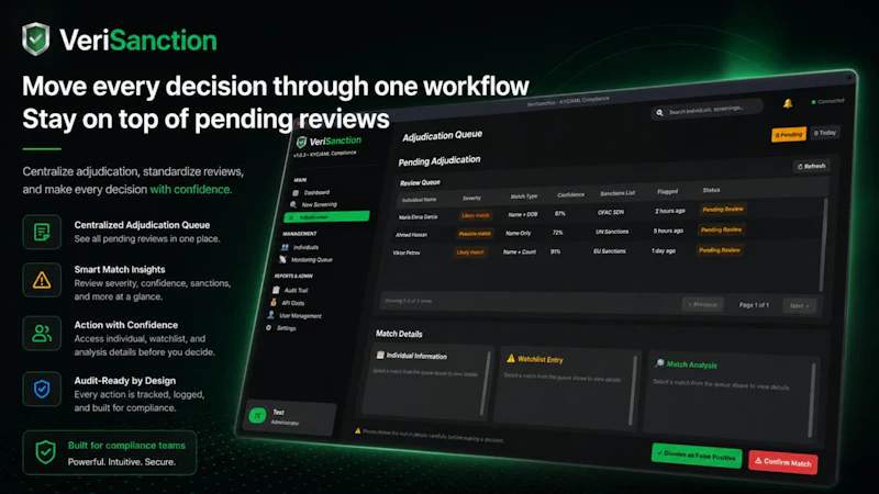 VeriSanction screenshot 4