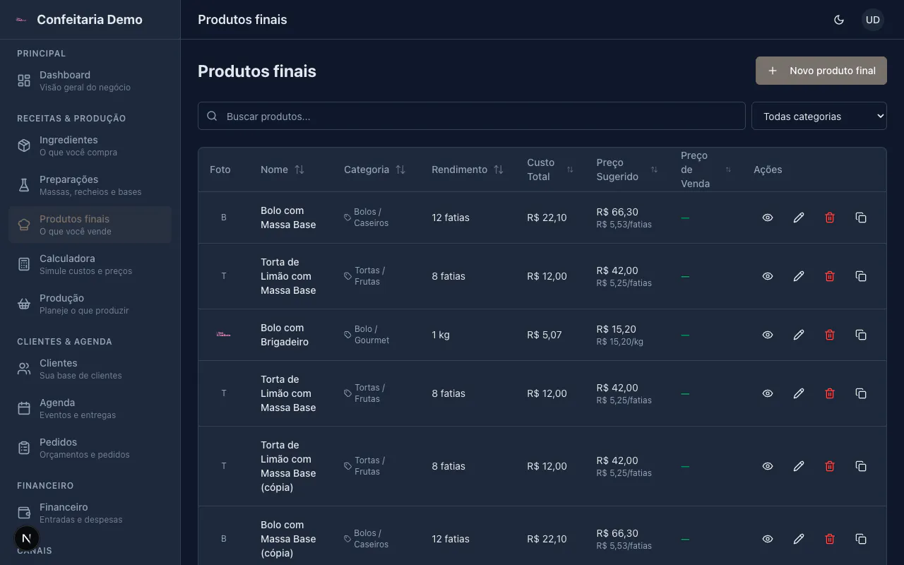 Confeito Gestão screenshot