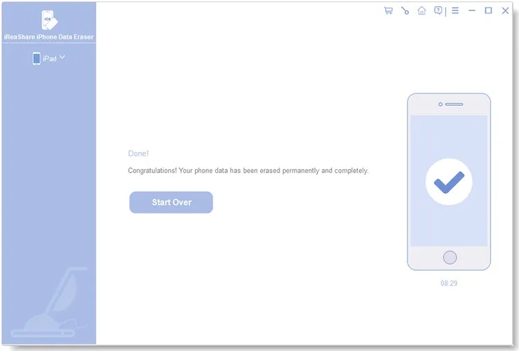 Média Eraser de données iPhone - Eraser de données efficace pour les appareils iOS 8