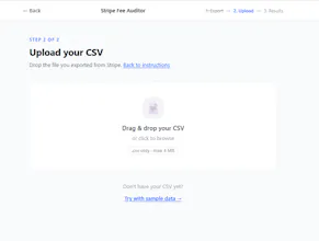 Stripe Fee Auditor gallery image