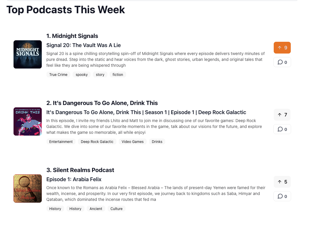 The Pod Radar gallery image